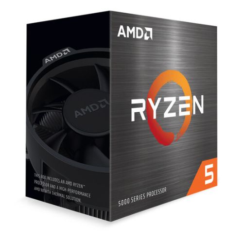 AMD Ryzen 5 5600 6-Core CPU, Wraith Stealth Cooler, AM4, 3.5GHz (4.4 Turbo), 65W, 35MB Cache, 5th Gen, No Graphics