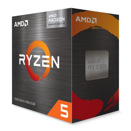 AMD Ryzen 5 5600G 6-Core CPU, Wraith Stealth Cooler, AM4, 3.9GHz (4.4 Turbo), 65W, 19MB Cache, 5th Gen, Radeon Graphics 