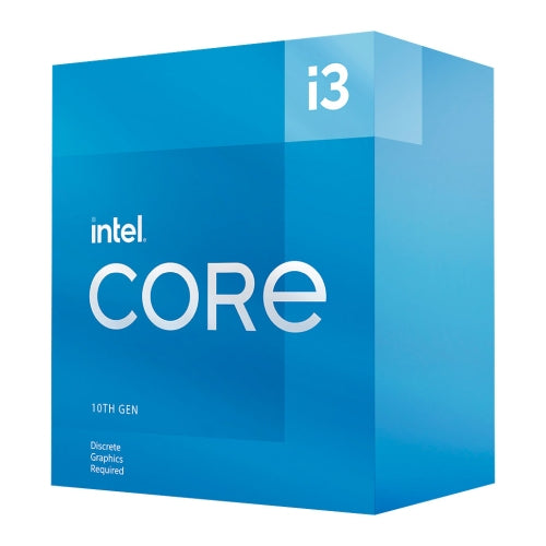 Intel Core I3-10105 Quad Core CPU, 1200, 3.7 GHz (4.4 Turbo), 65W, 6MB Cache, Comet Lake Refresh